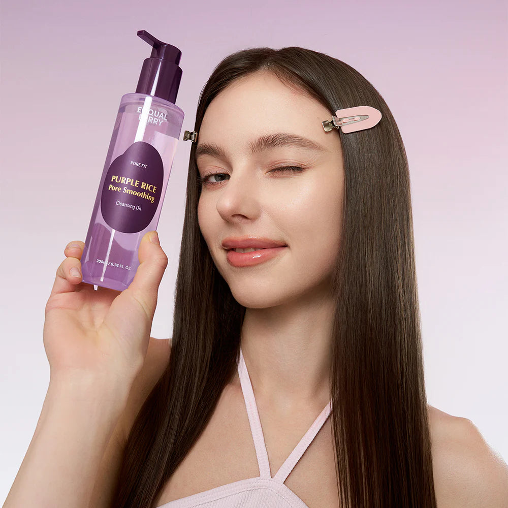 EQQAULBERRY - Purple Rice Pore Smoothing Cleansing Oil