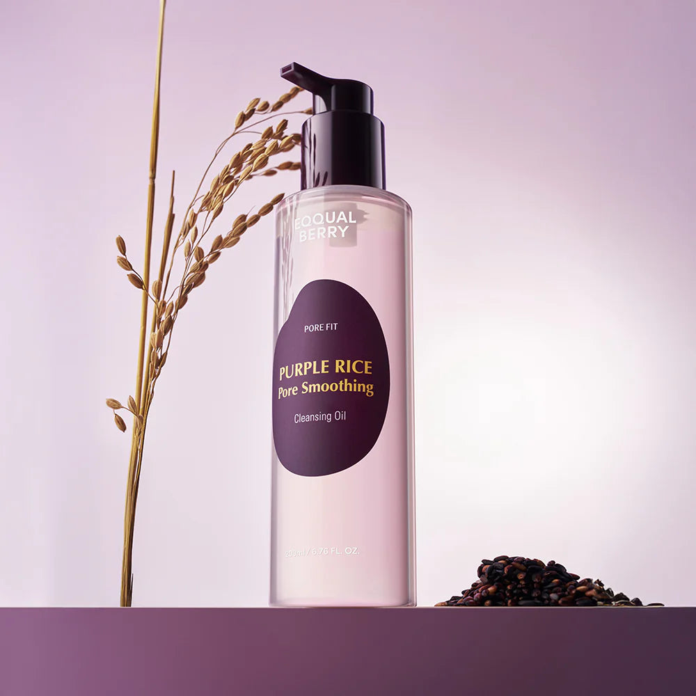 EQQAULBERRY - Purple Rice Pore Smoothing Cleansing Oil