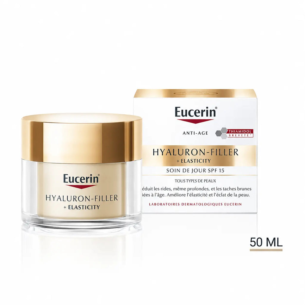 EUCERIN – Hyaluron-Filler + Elasticité Soin de Jour SPF 15 – 50 mL