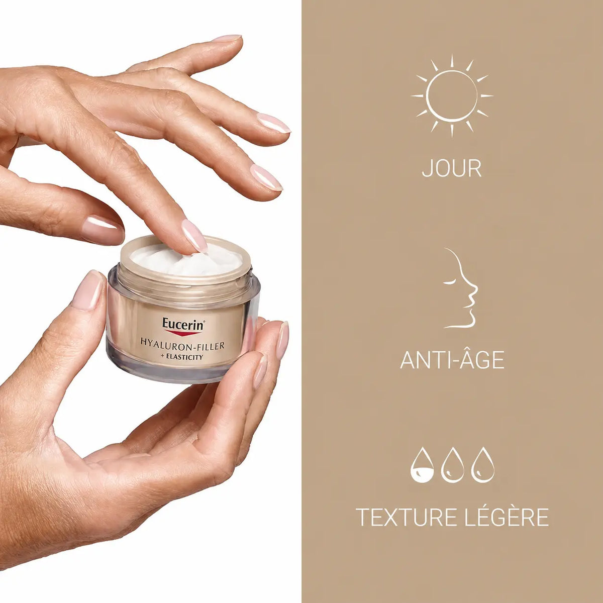EUCERIN – Hyaluron-Filler + Elasticité Soin de Jour SPF 15 – 50 mL
