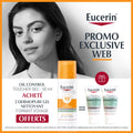EUCERIN – Sun Oil Control Gel-Crème Toucher Sec SPF 50+ – 50 ml + 2 Gels Nettoyants DermoPure Miniatures Offerts