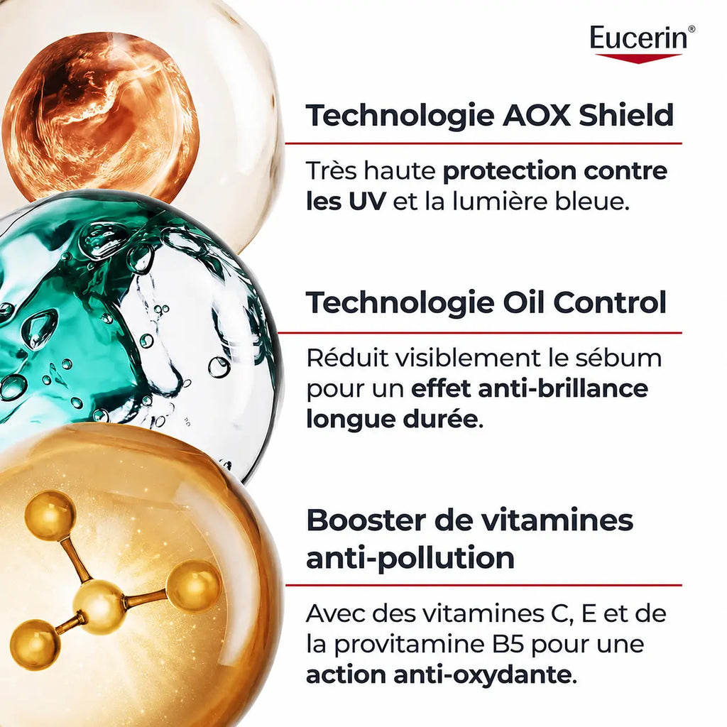 EUCERIN - Sérum Oil Control Ultra-léger SPF 50+