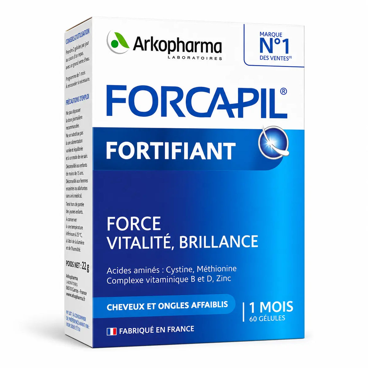FORCAPIL - Fortifiant cheveux et ongles