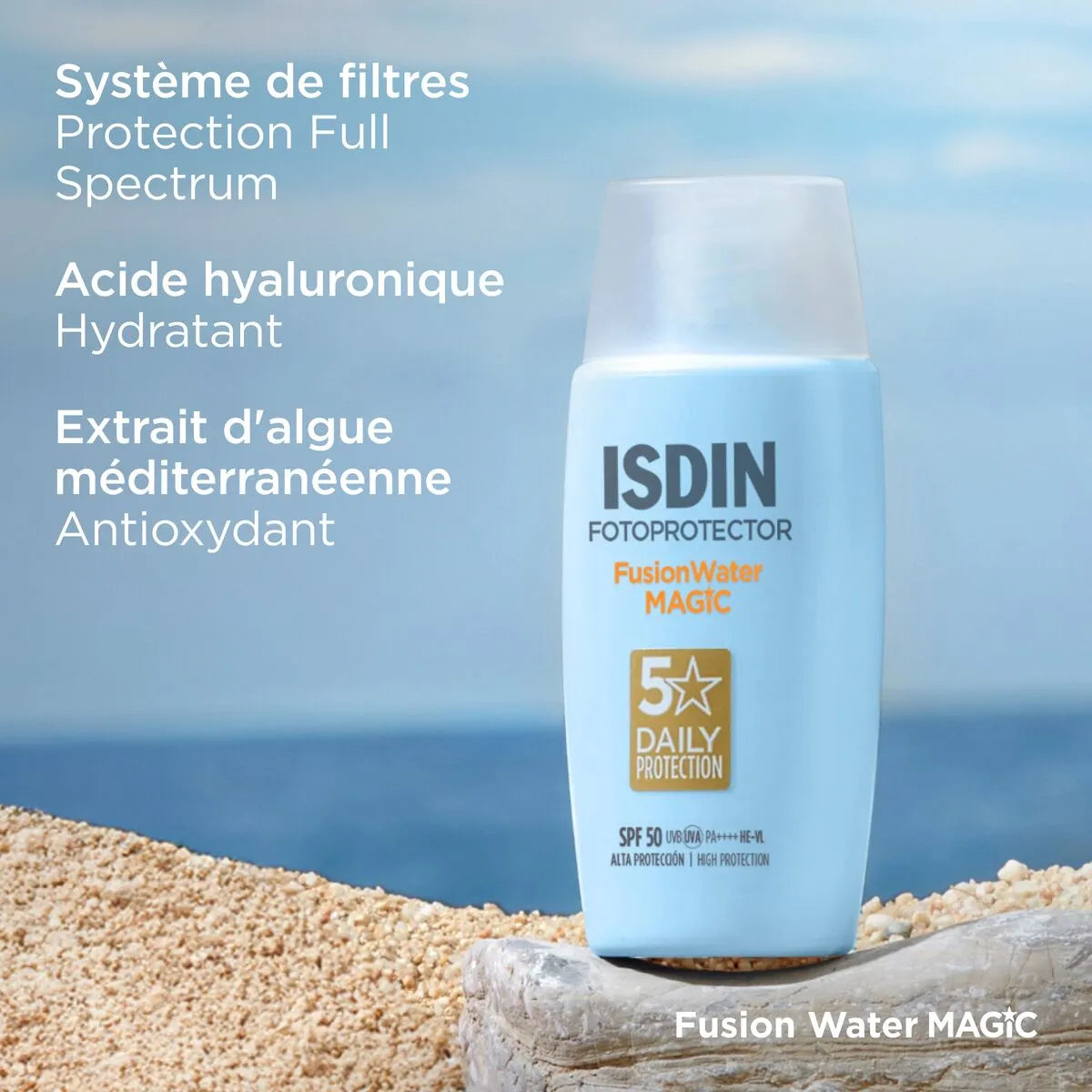 ISDIN - Fotoprotector Fusion Water Magic Solaire Invisible SPF50 – 50ml