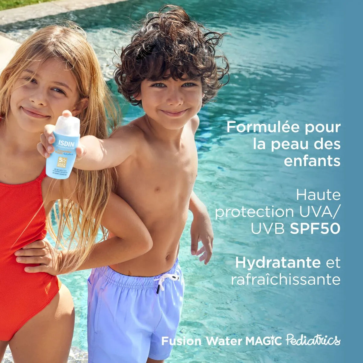 ISDIN - Fotoprotector Fusion Water MAGIC Pediatrics SPF 50