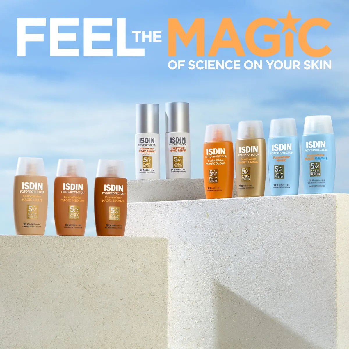 ISDIN - Fotoprotector Fusion Water MAGIC Pediatrics SPF 50