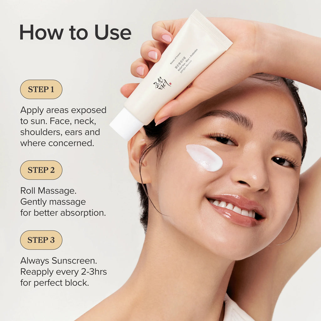 BEAUTY OF JOSEON - Relief Sun : Rice + Probiotics (SPF50+ PA++++)