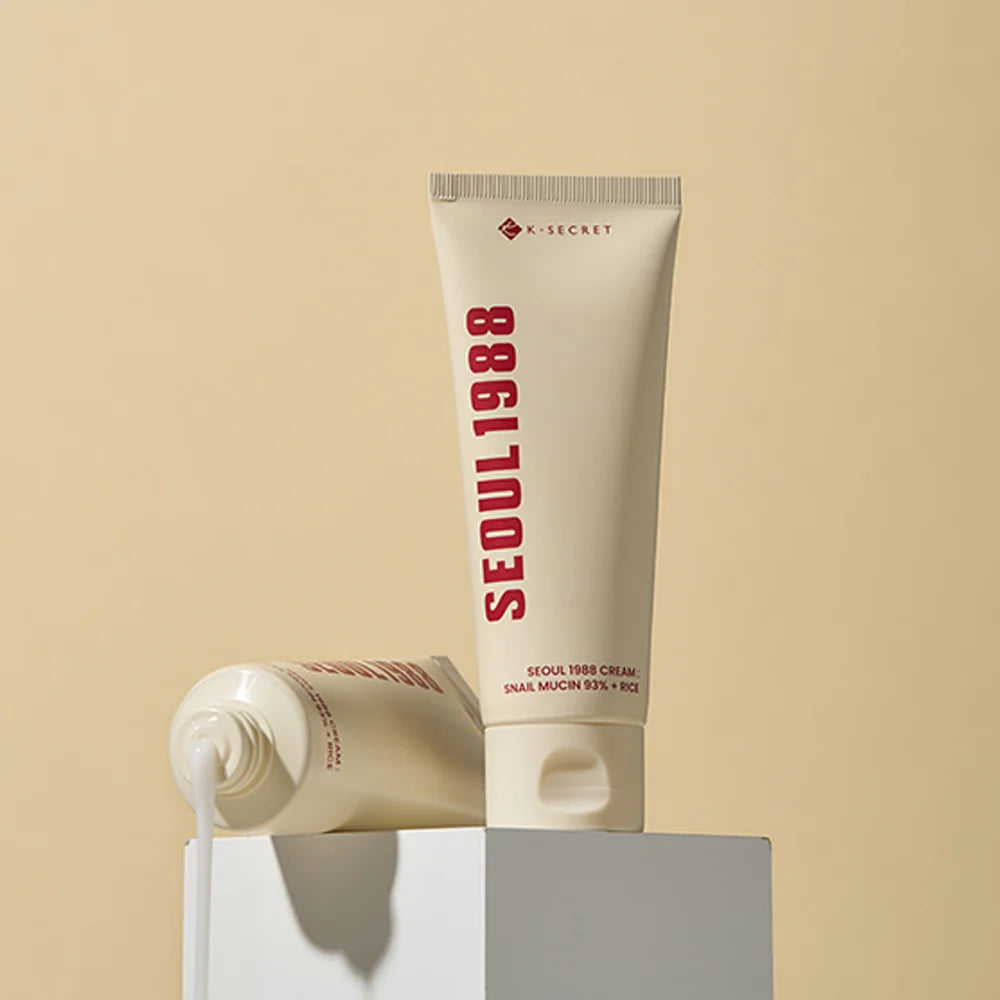 K-SECRET - SEOUL 1988 Cream : Snail Mucin 93% + Rice