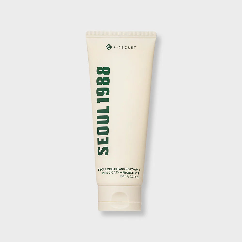 K-SECRET - SEOUL 1988 Cleansing Foam : Pine Cica 1% + Probiotics