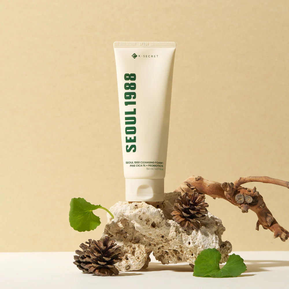K-SECRET - SEOUL 1988 Cleansing Foam : Pine Cica 1% + Probiotics