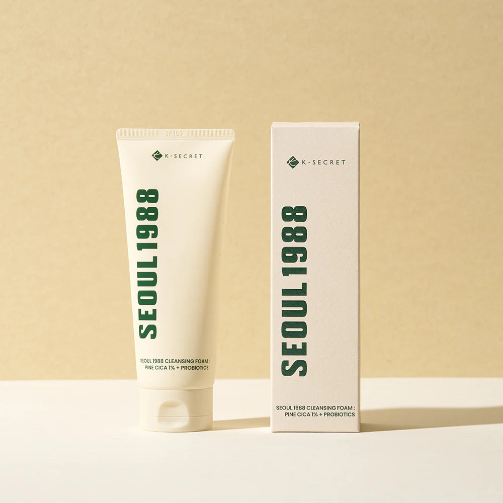 K-SECRET - SEOUL 1988 Cleansing Foam : Pine Cica 1% + Probiotics