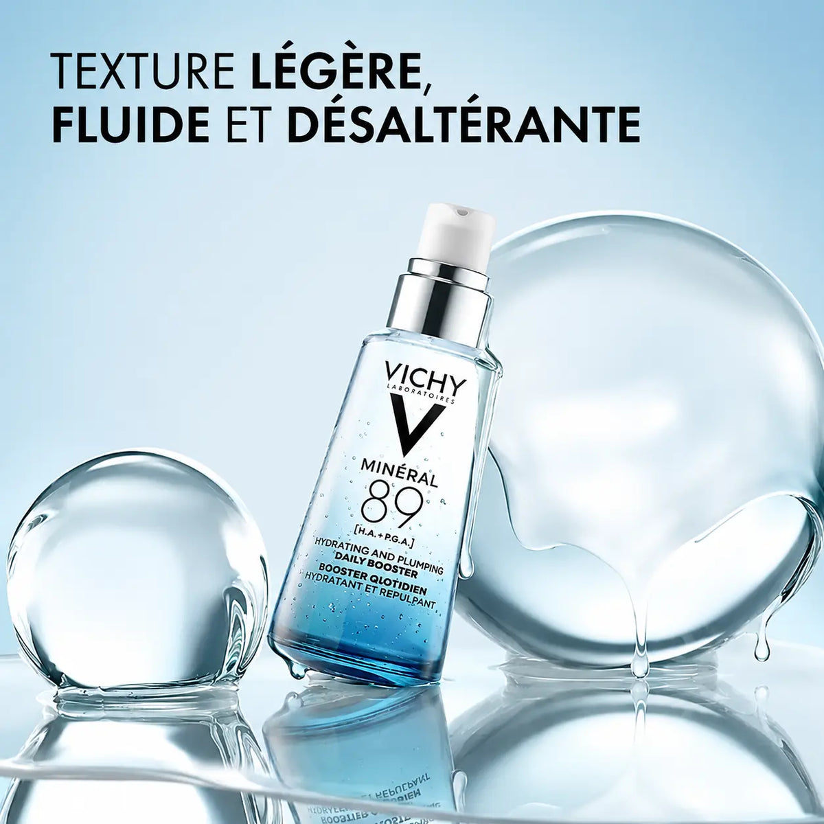 VICHY MINÉRAL 89 - Sérum Booster Quotidien Fortifiant et Repulpant