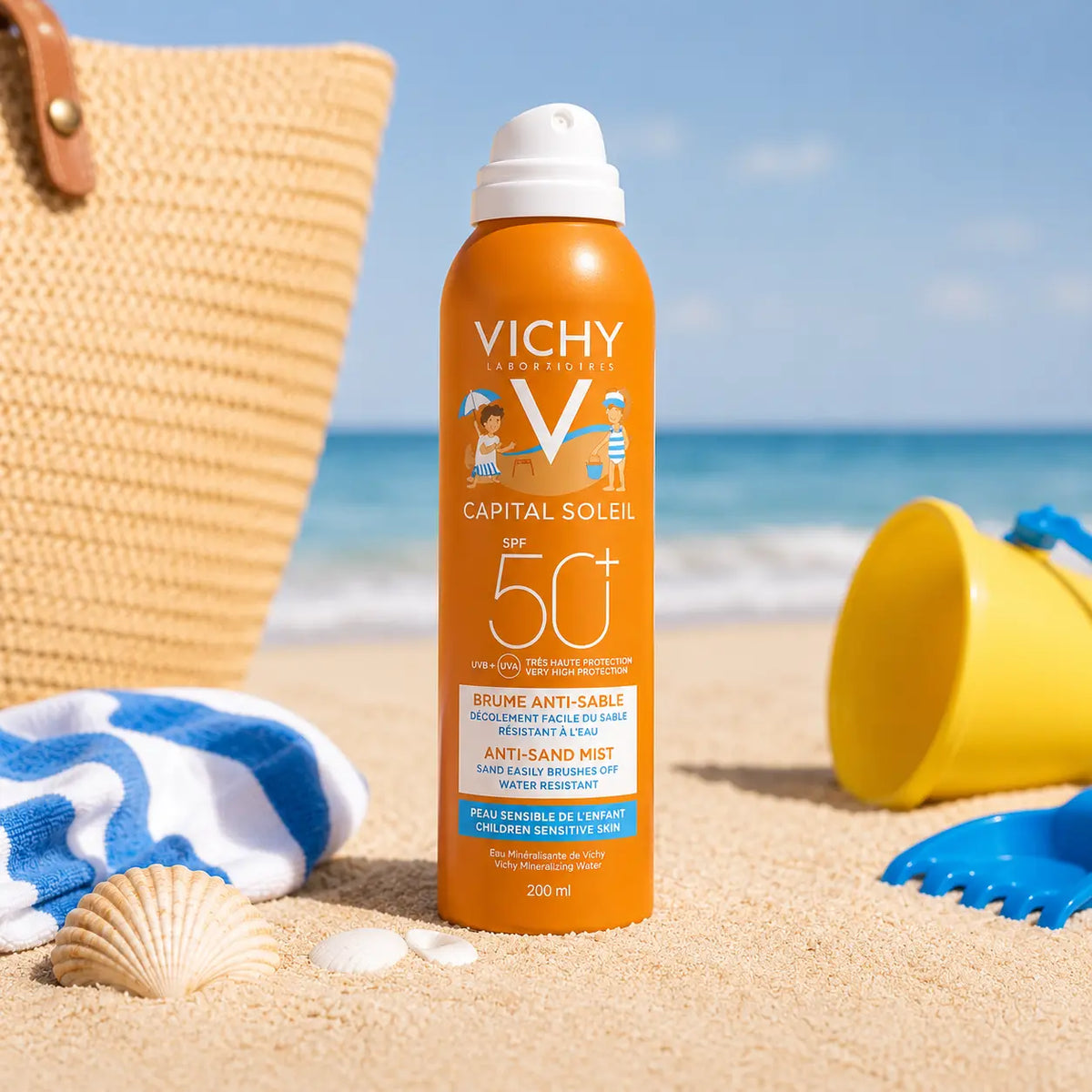 VICHY - CAPITAL SOLEIL - BRUME ANTI-SABLE POUR ENFANTS SPF 50+