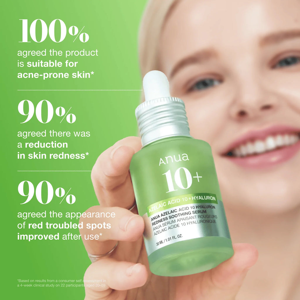 ANUA - Azelaic Acid 10 Hyaluron Redness Soothing Serum