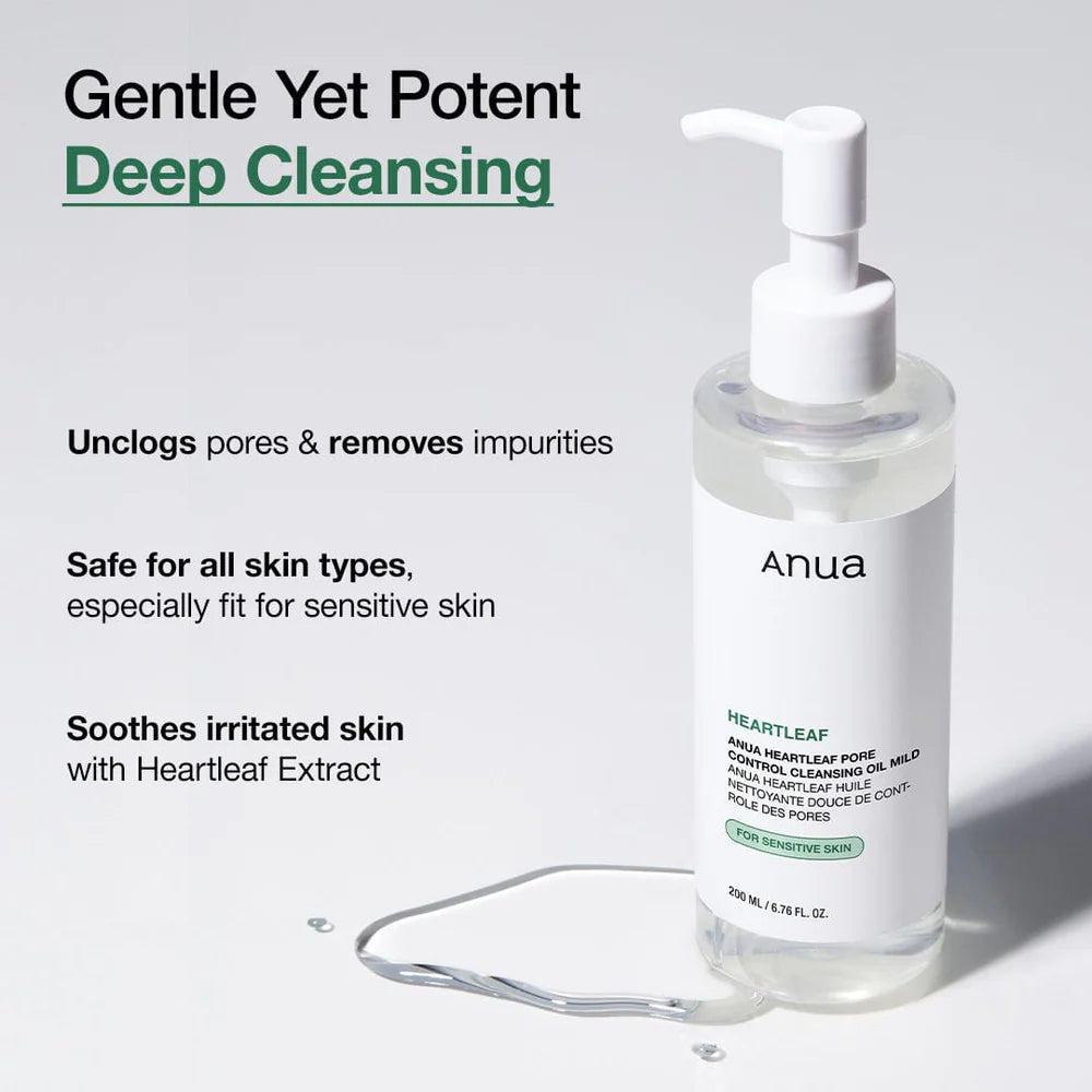 ANUA - Heartleaf Pore Cleansing Oil Mild