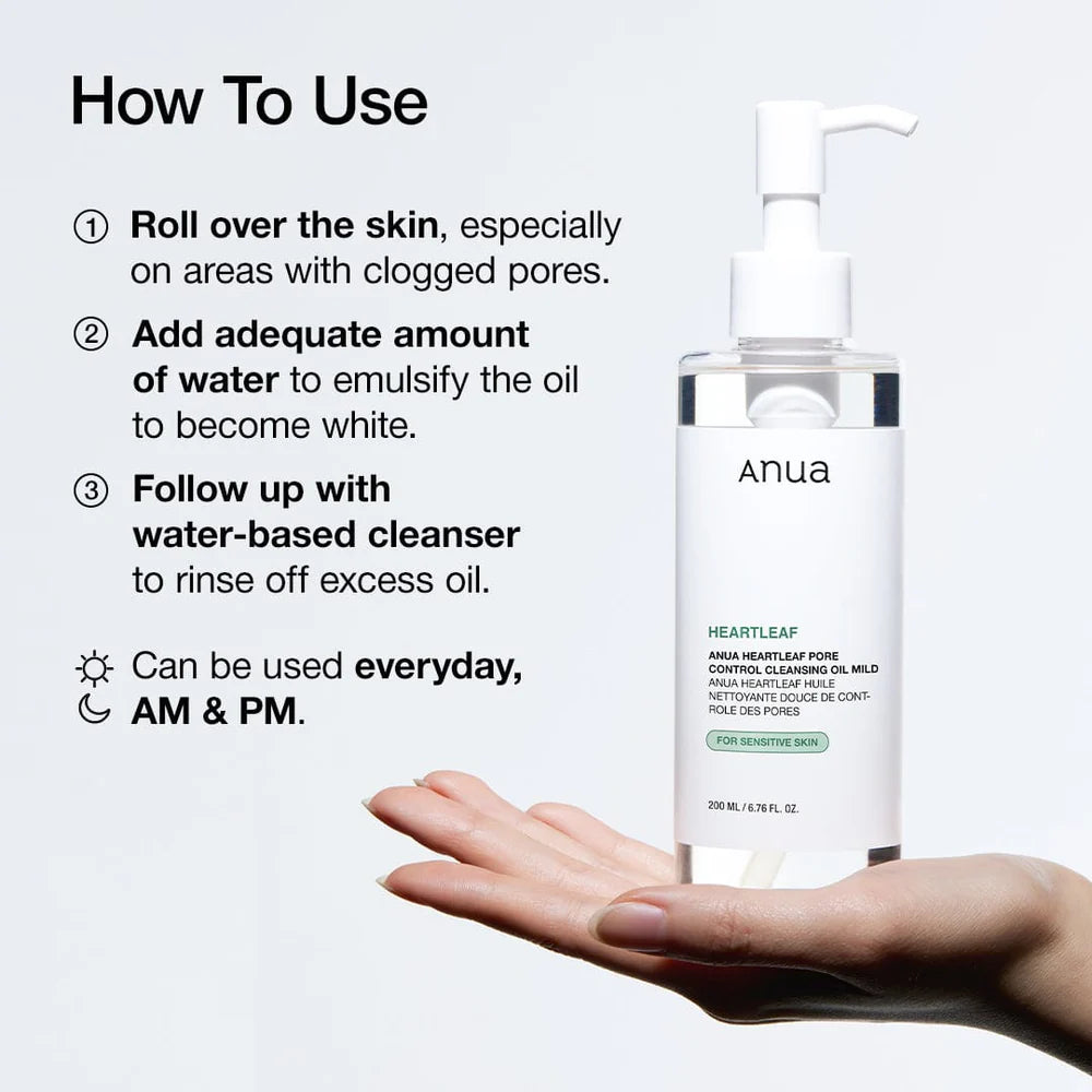 ANUA - Heartleaf Pore Cleansing Oil Mild
